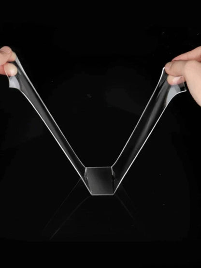 Double sided tape roll shown unwound