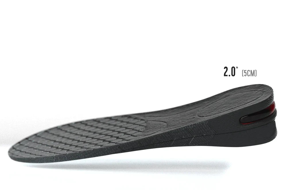 Sole booster insoles shown in all four heights