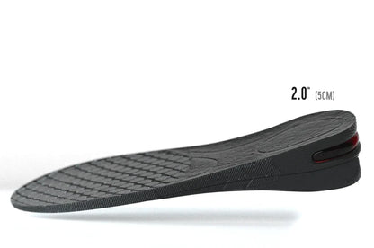 Sole booster insoles shown in all four heights