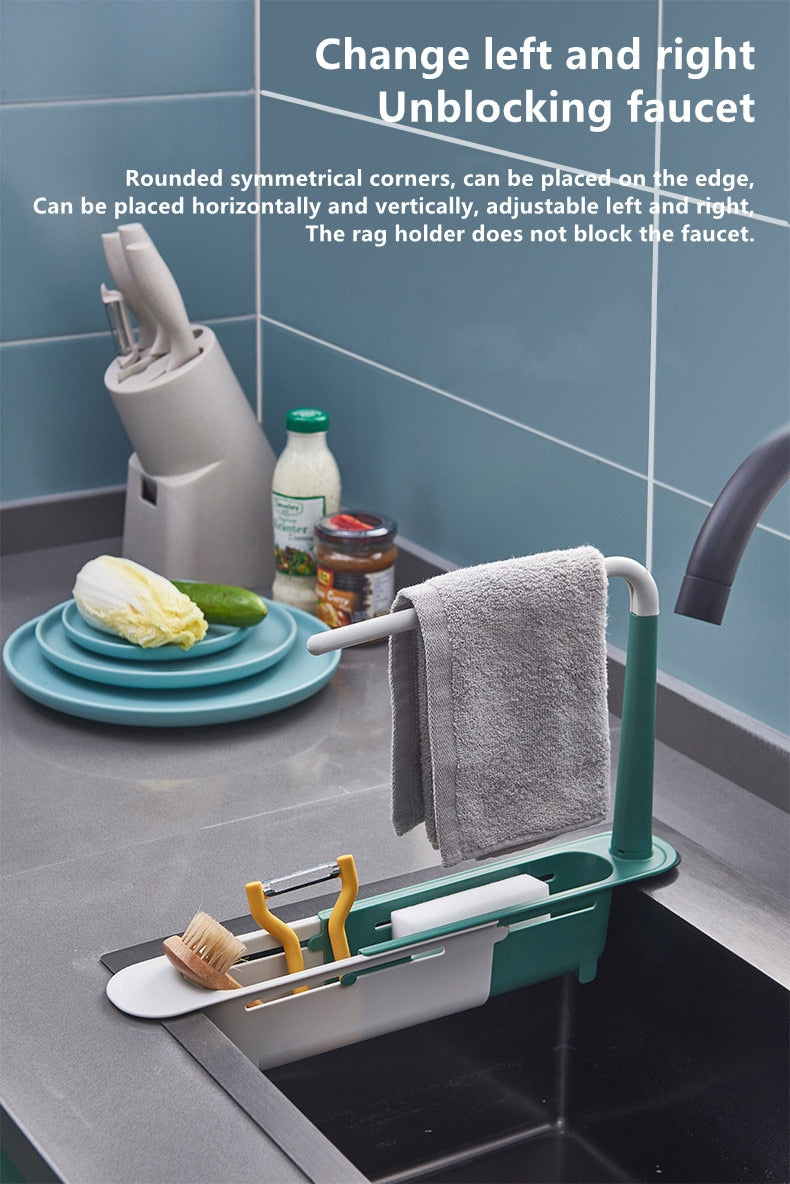 Sink rack drainage holes shown from below