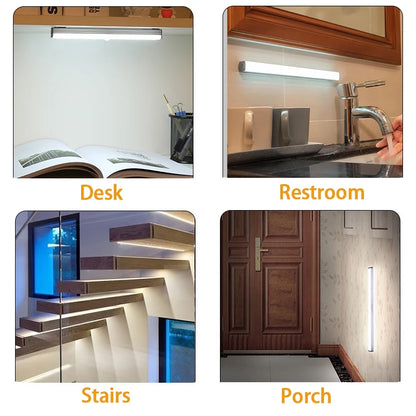 Motion sensor cabinet light detail