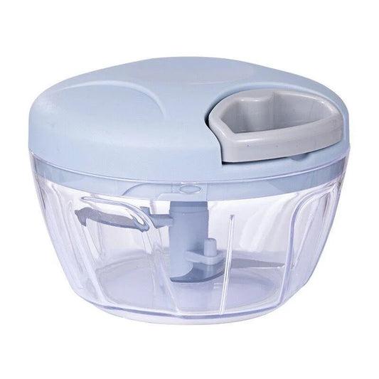 Blue 500ml pull-cord mini chopper