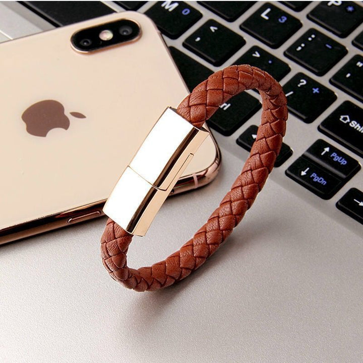 Charging bracelet worn on the wrist