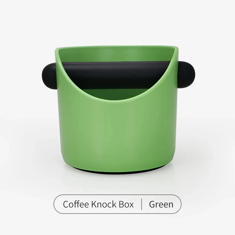 Light green espresso knock box