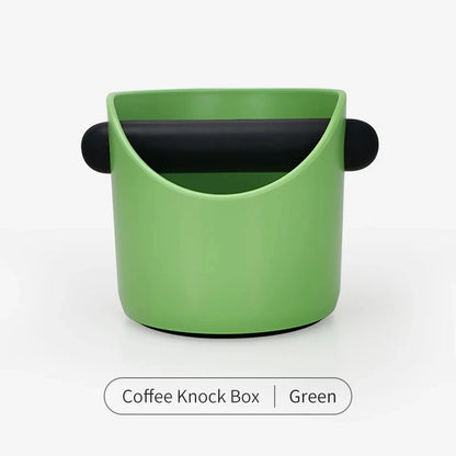 Light green espresso knock box