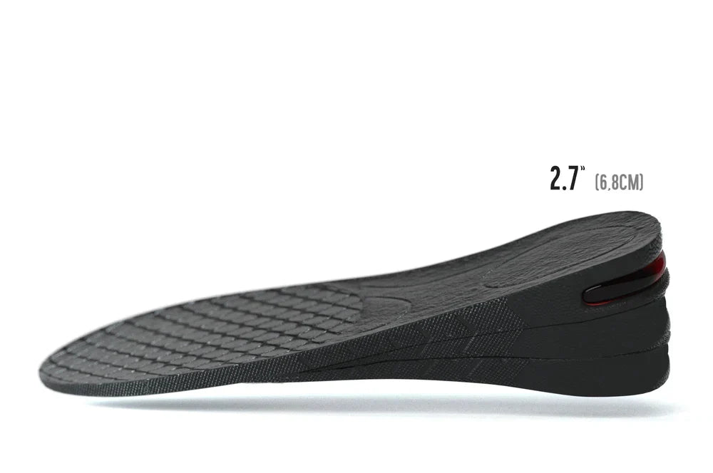Sole booster insole placed inside a shoe