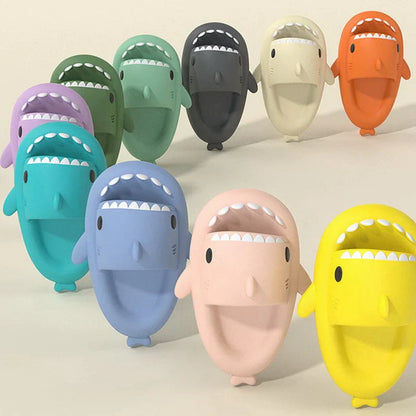 Shark slides shown in all five colours